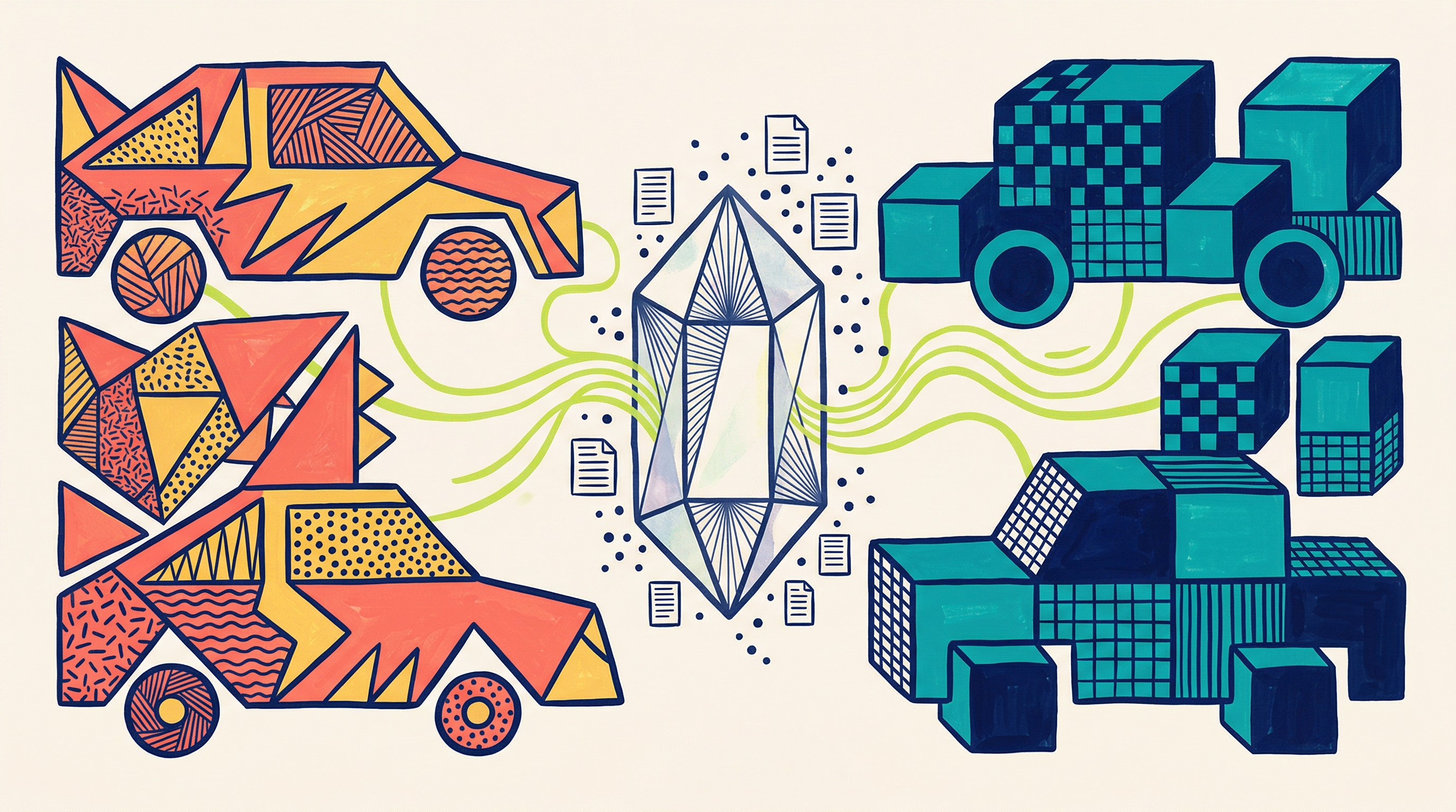 The AI layer sitting between buyers and sellers, mediating the comparison