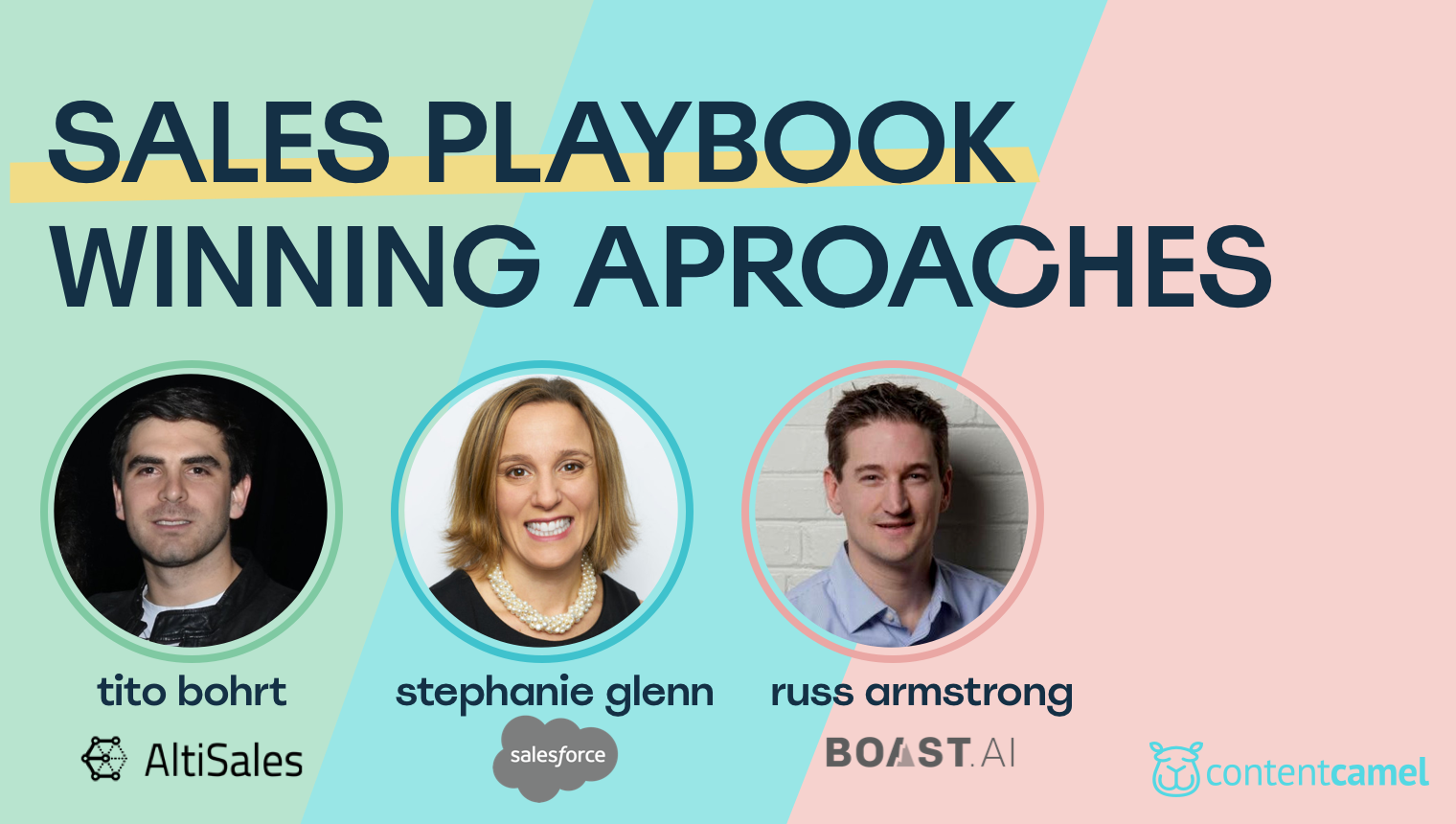 Discover sales playbook insights from 3 sales leaders